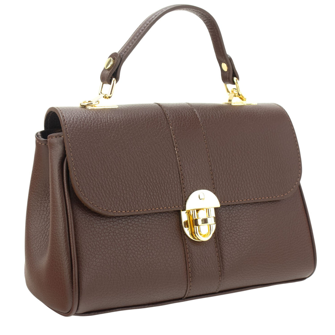 Bolso de Piel Pregato Idillio Chocolate